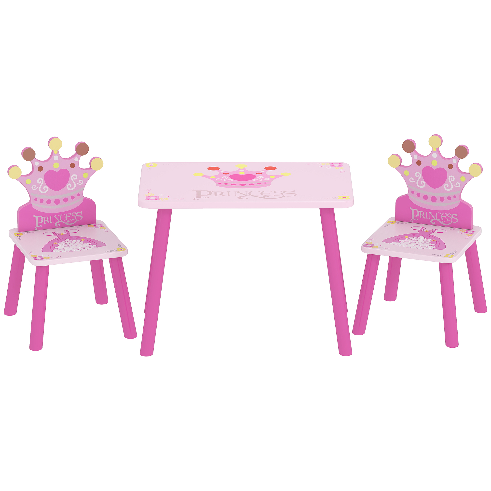 Ensemble table et chaises pour enfants MDF, HOMCOM