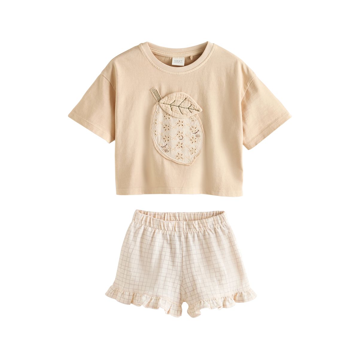 Ensemble t-shirt à manches courtes et short, NEXT