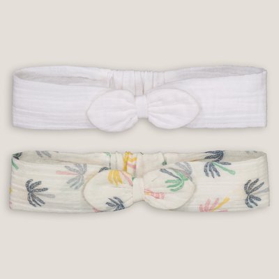 Pack of 2 Headbands in Cotton Muslin LA REDOUTE COLLECTIONS