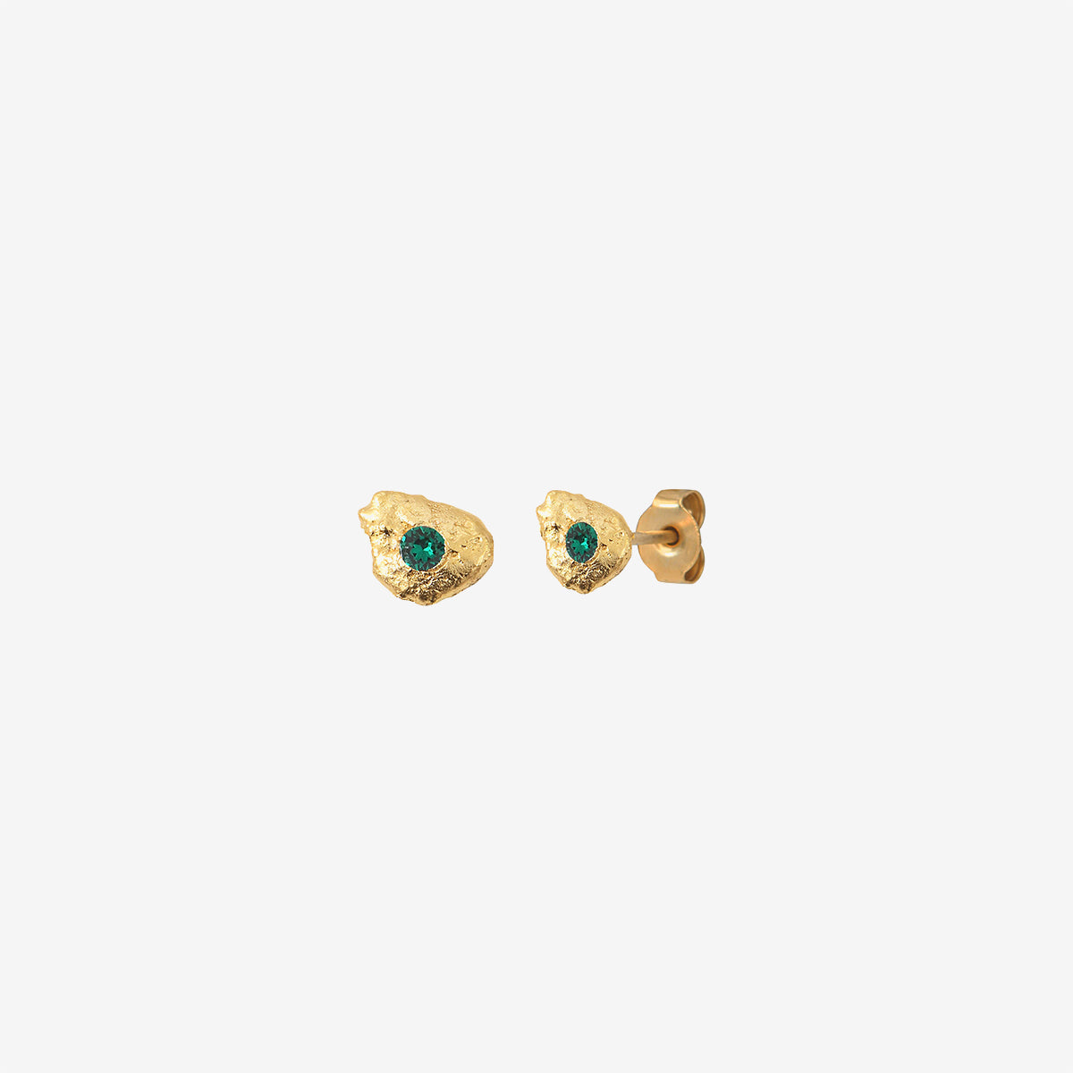 Boucles d'oreilles dorées - eleven, CAROLINE NAJMAN
