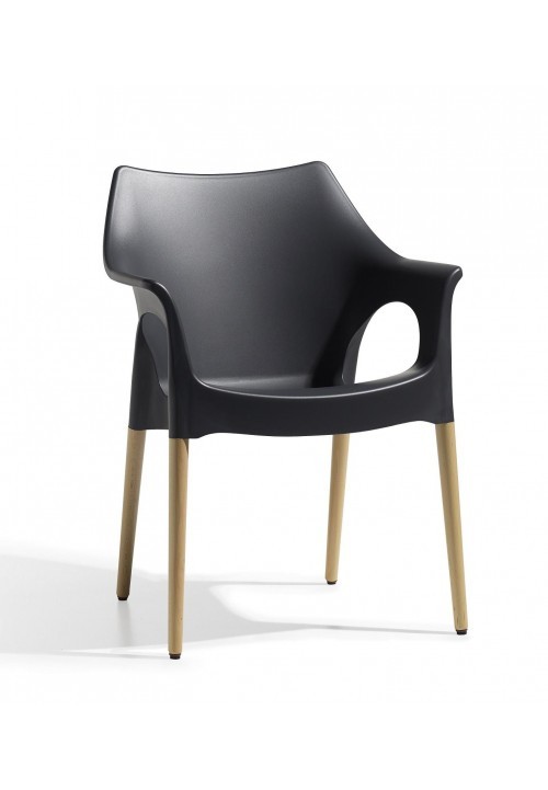 Chaise design empilable en bois, NATURA OLA, SCAB DESIGN