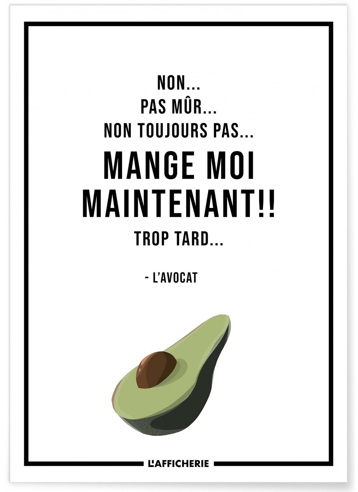 Affiche Avocat, L'AFFICHERIE