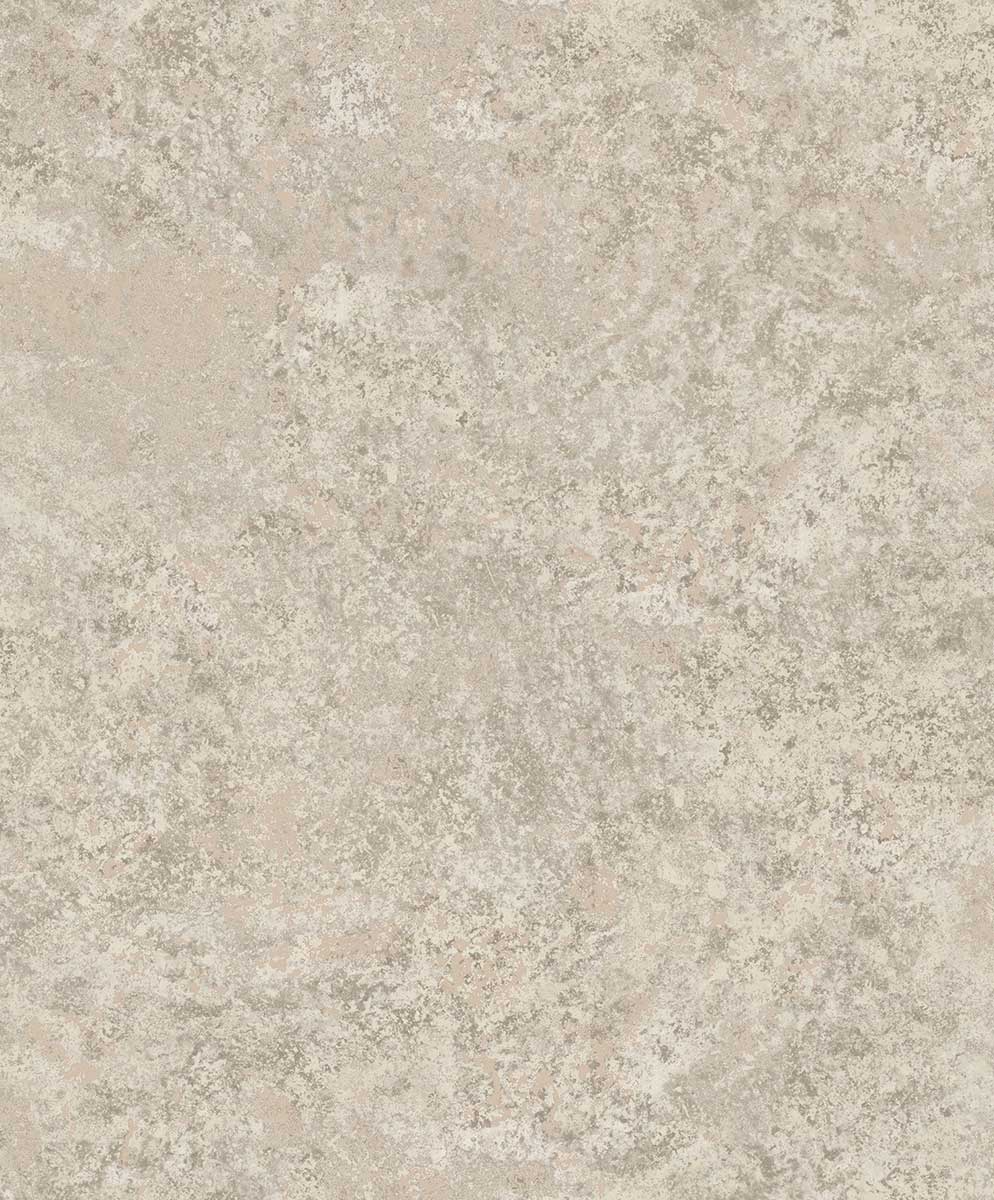 Papier peint effet pierre naturelle beige rosé, HEXOA