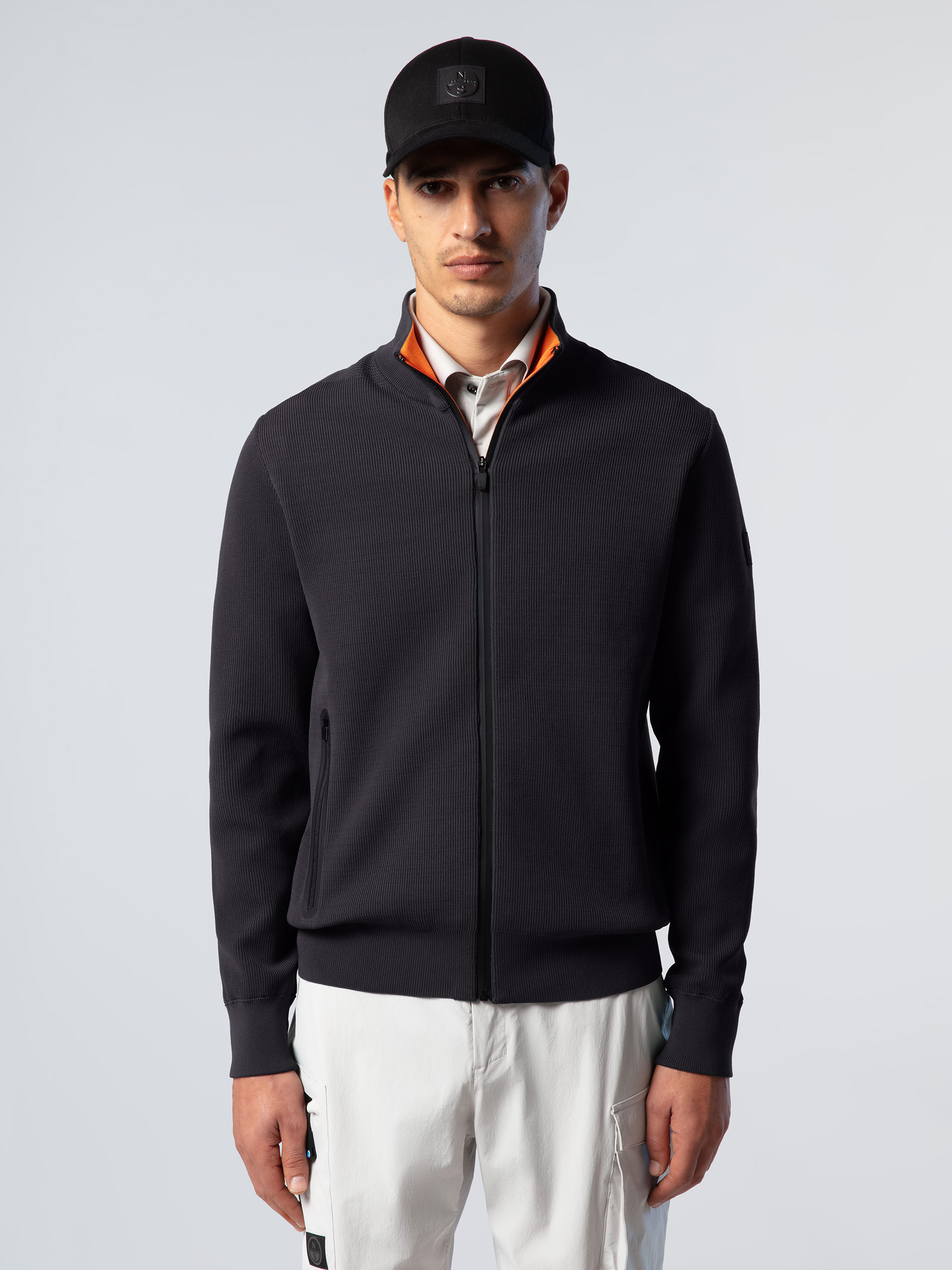 Pull entièrement zippé en maille technique, NORTH SAILS