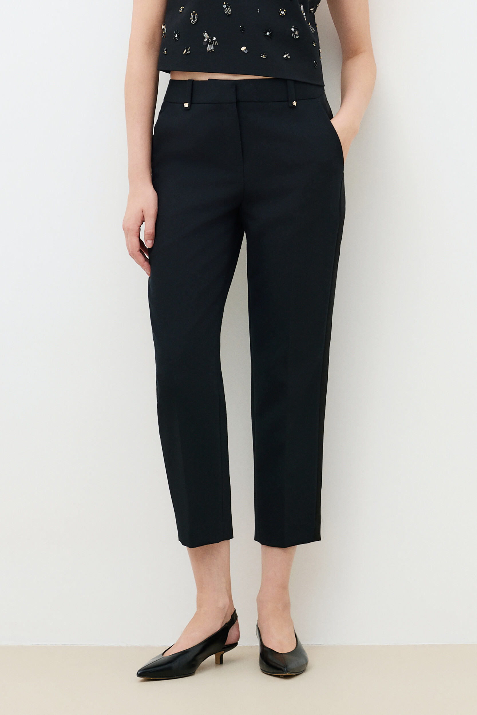 Pantalon droit moderne PSMOCK, CAROLL