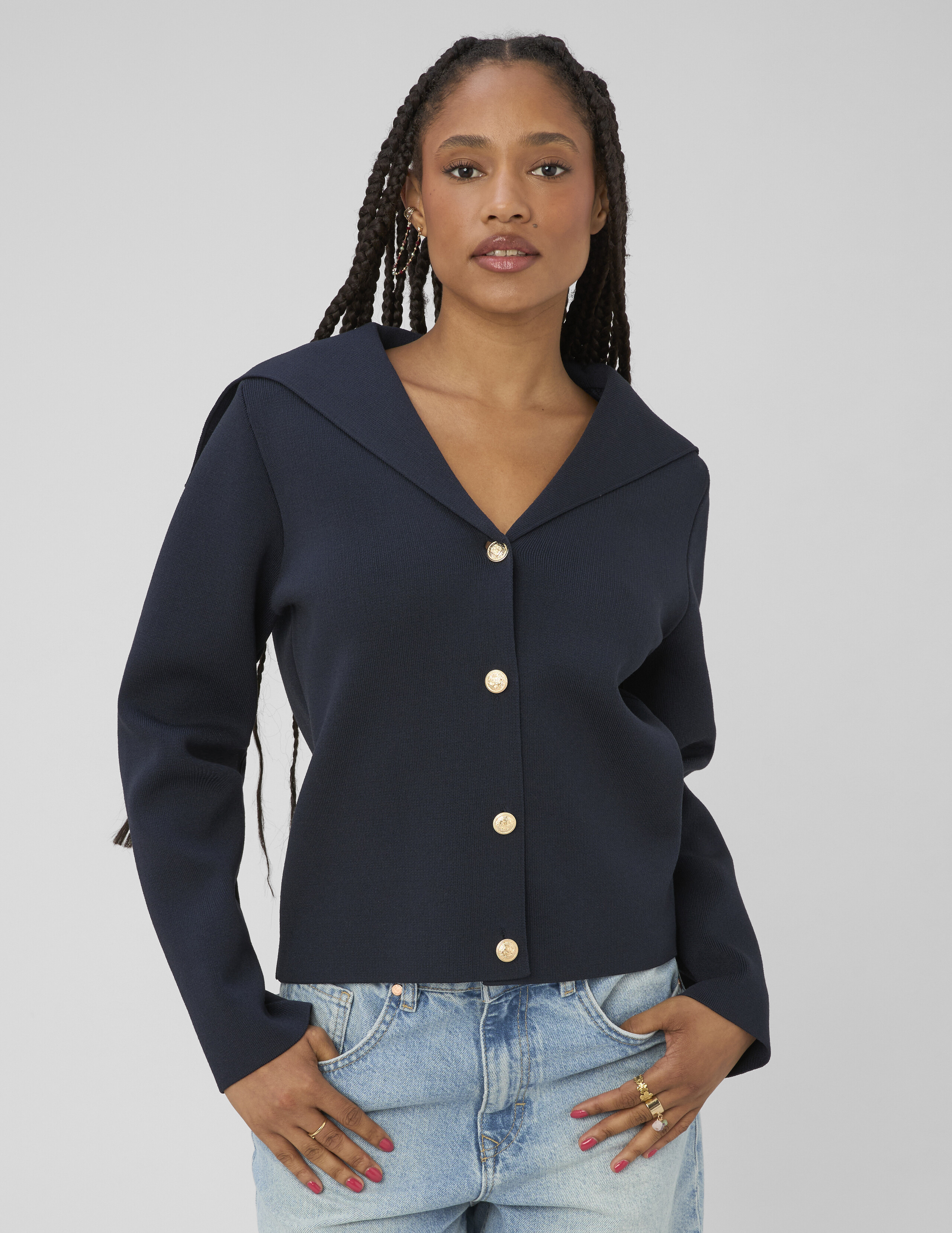 Cardigan à boutons, BZB
