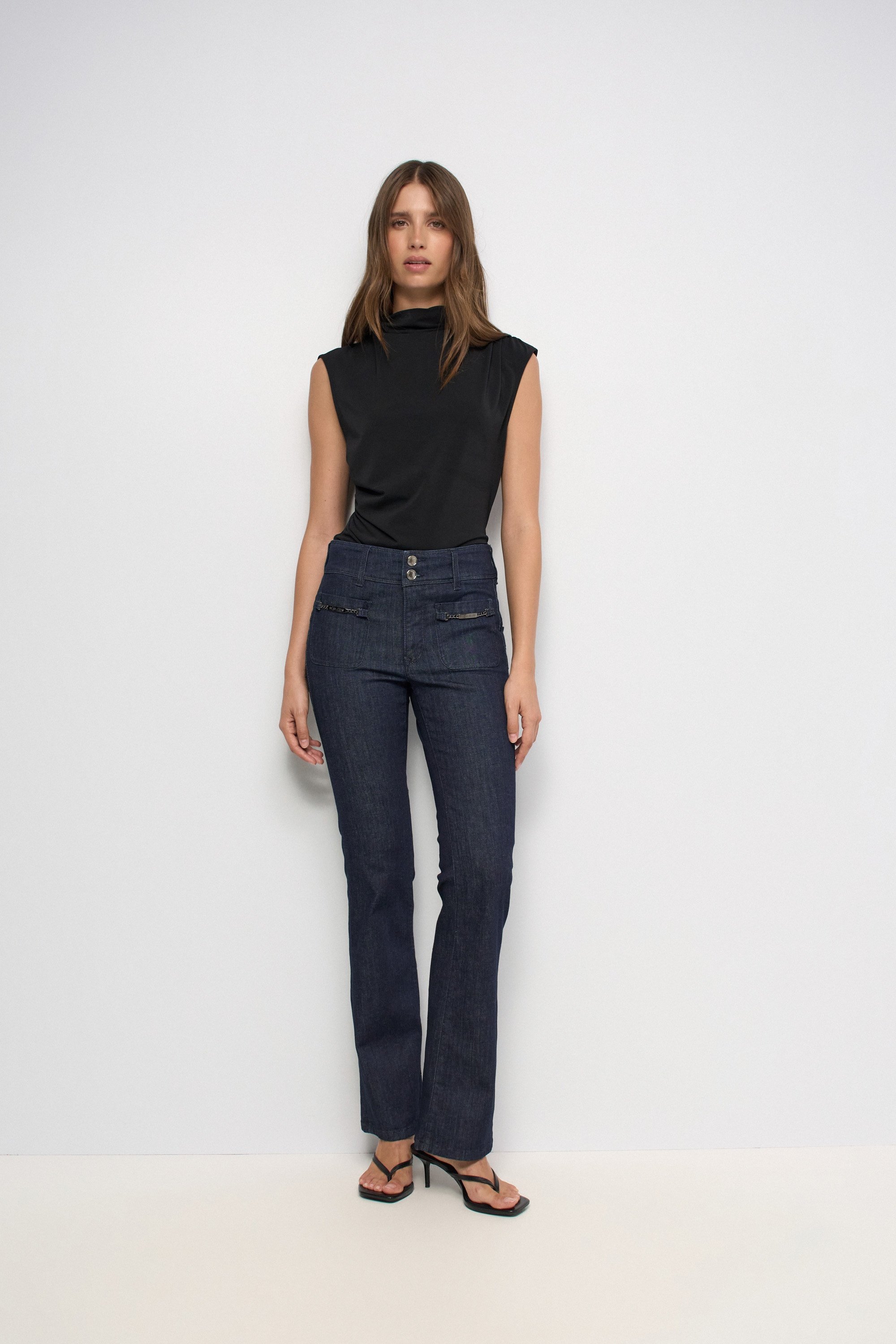 JEAN SECRET PUSH IN BOOTCUT, SALSA JEANS
