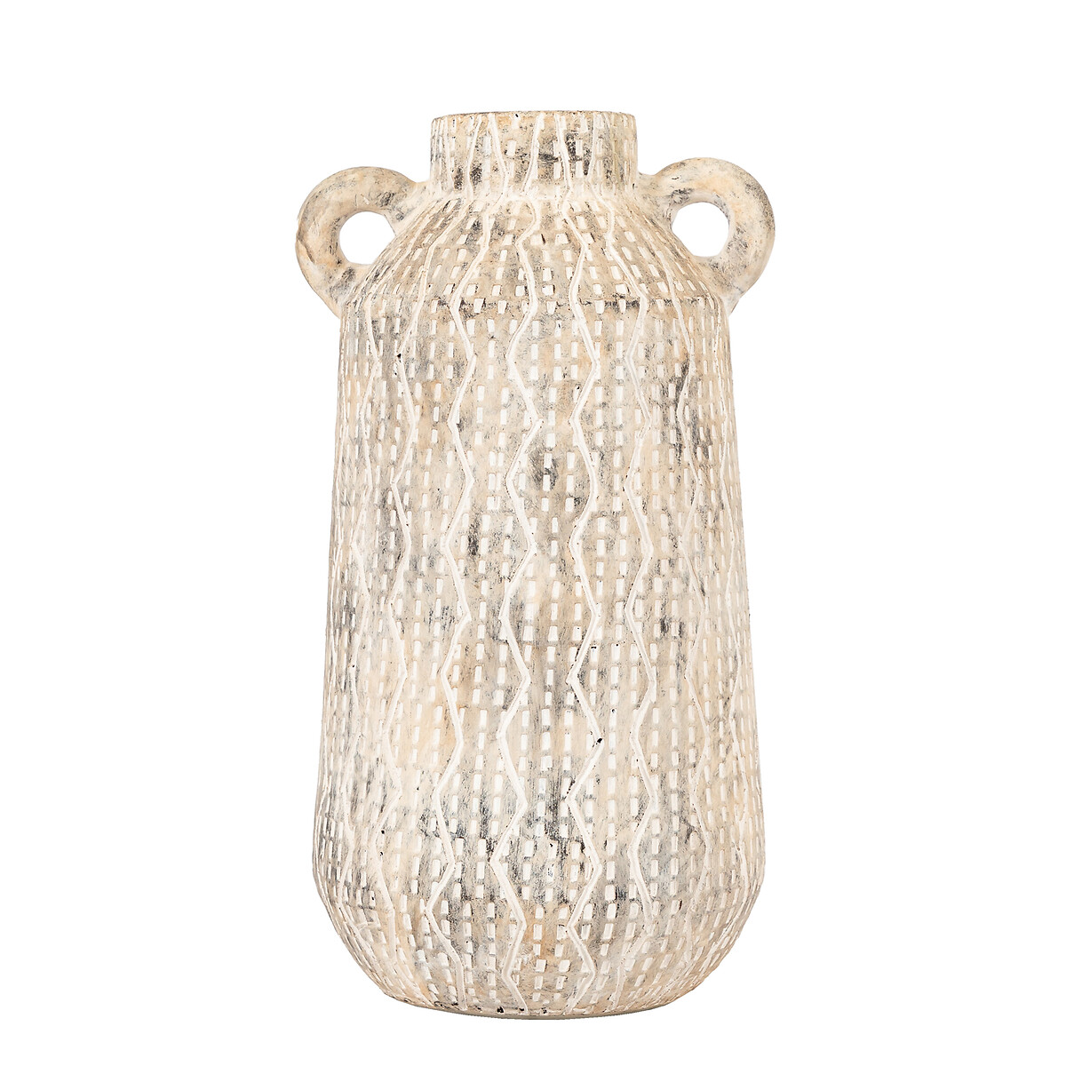 30cm Textured Earthenware Vase, ÉDITÉ