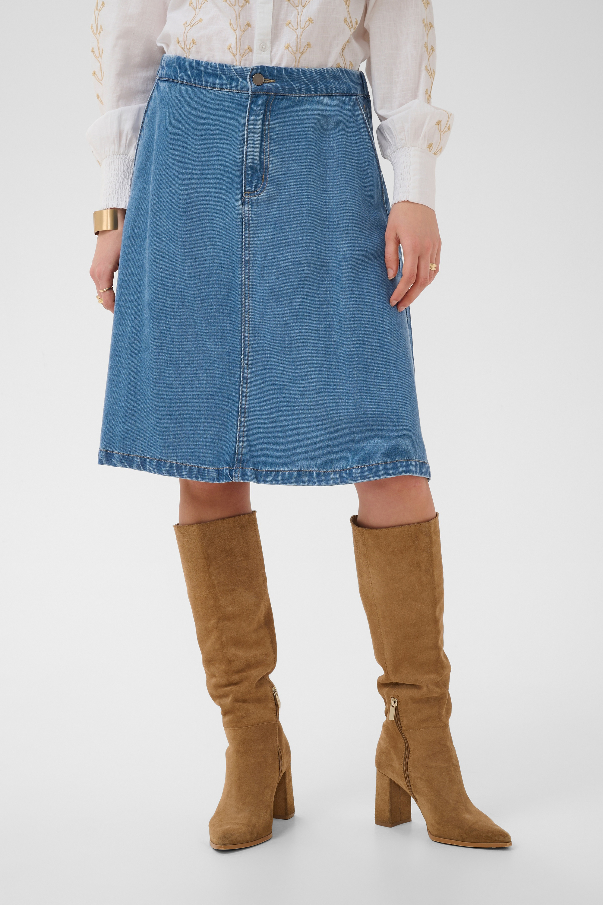 Jupe casual, CREAM