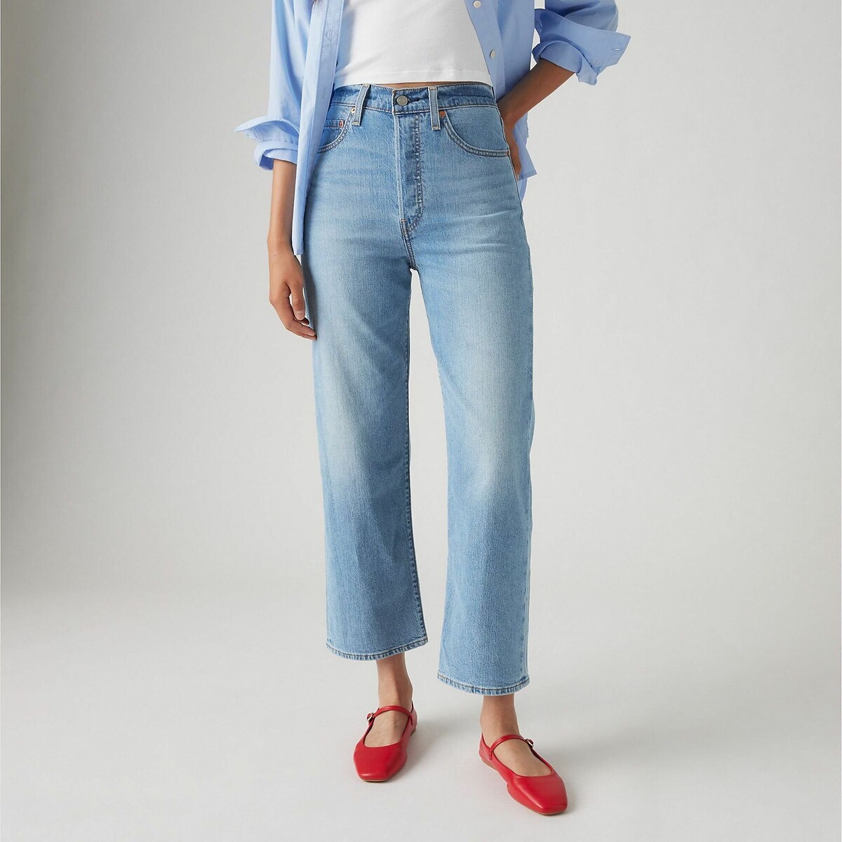 Jeans Ribcage Straight Ankle