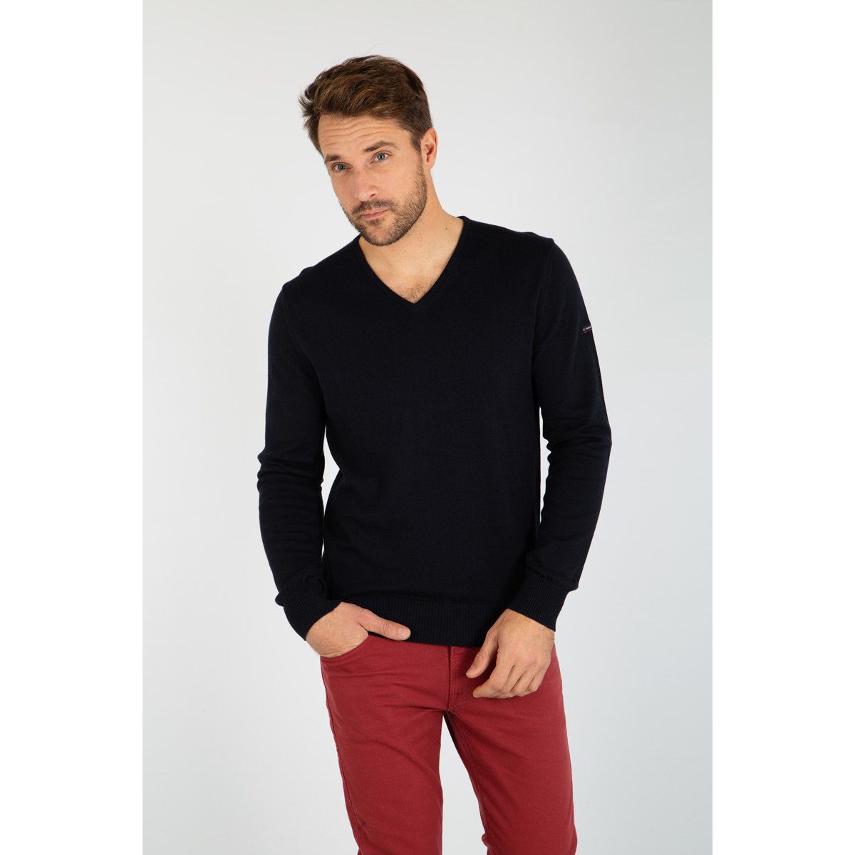 Pull Col V En Coton Henvic Armor Lux La Redoute