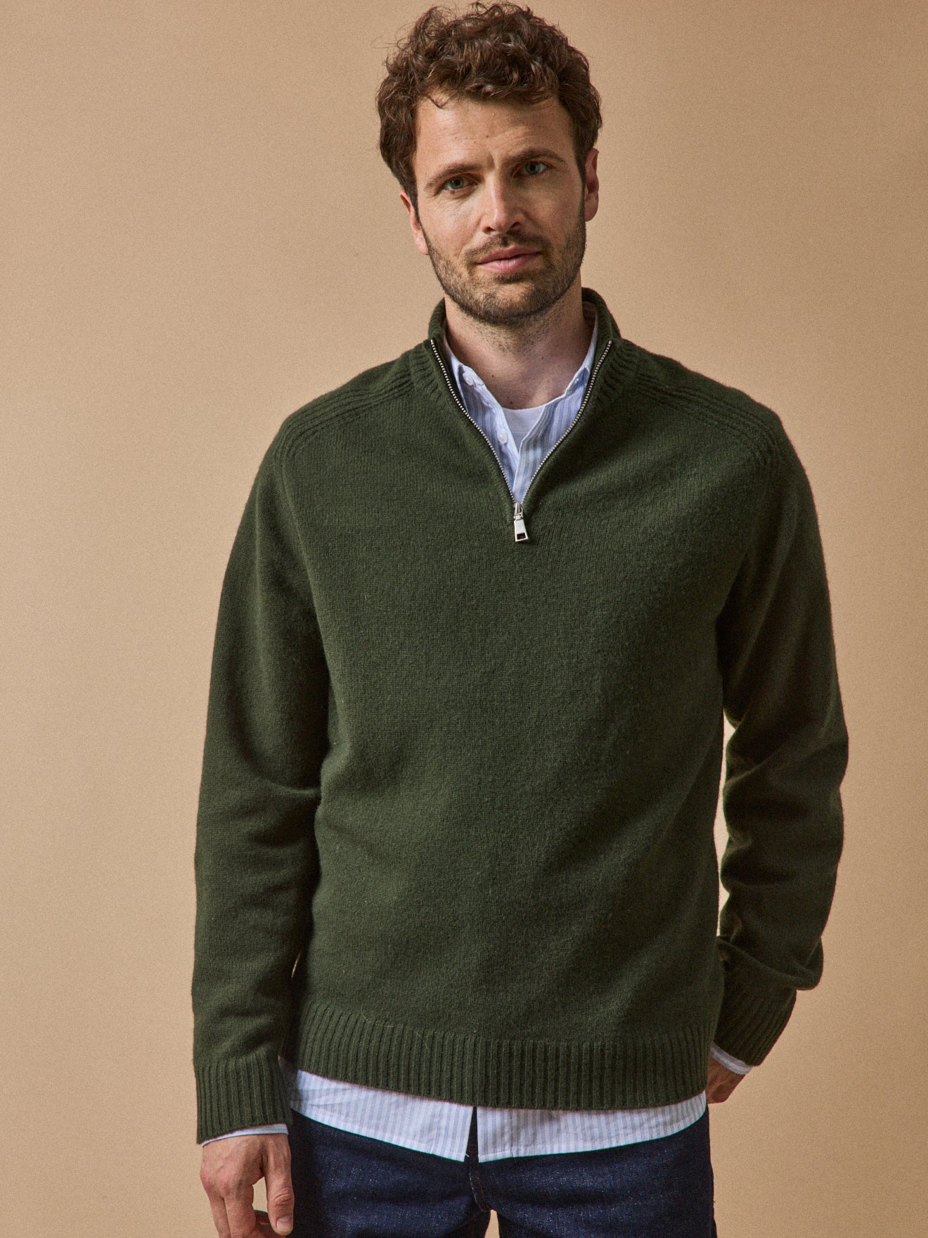 Pull col montant zippé, CYRILLUS