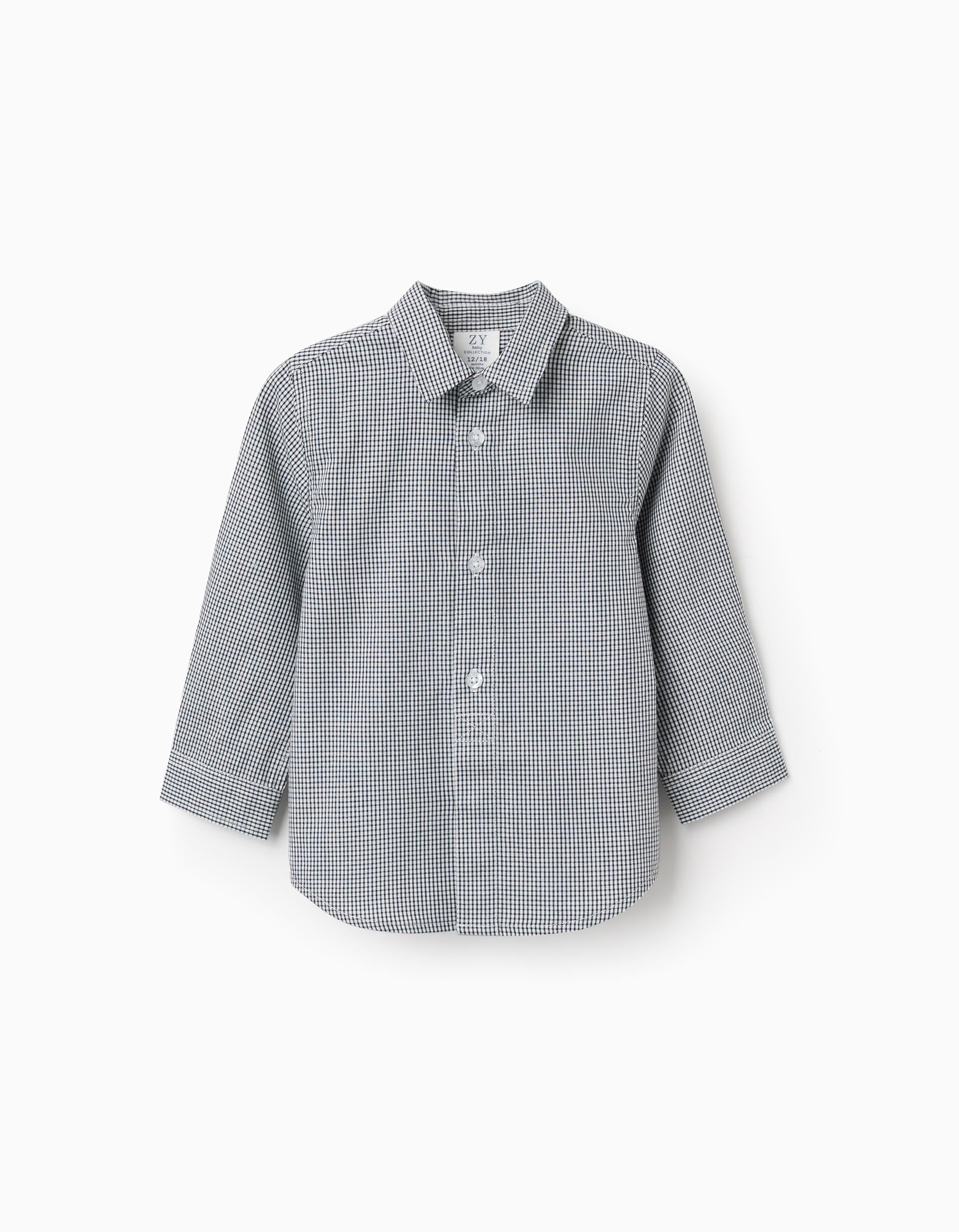 Chemise à manches longues à motif Vichy, ZIPPY