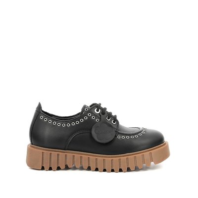 Kick Famous Platform Brogues in Leather KICKERS