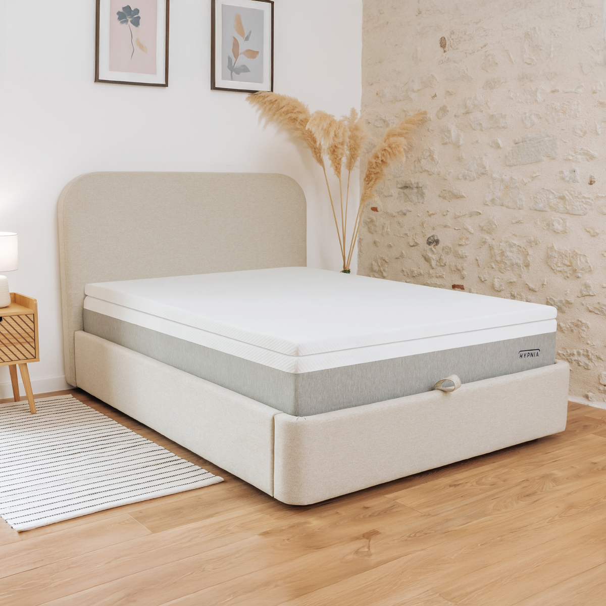 Sur-matelas à mémoire de forme pour camping-car - Dimension:125 x 190 cm
