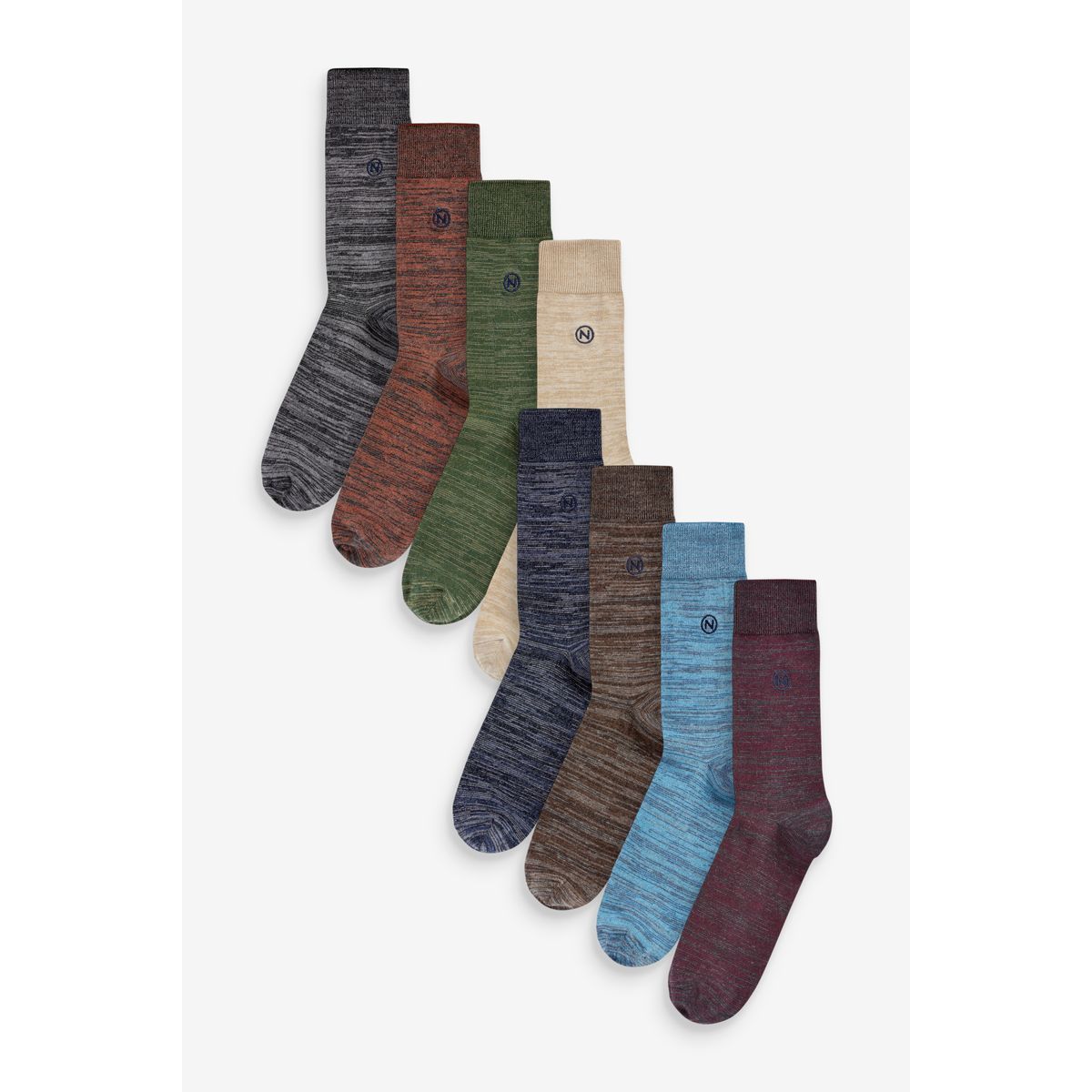 Chaussettes fra cheur pour homme gris bleu Next La Redoute