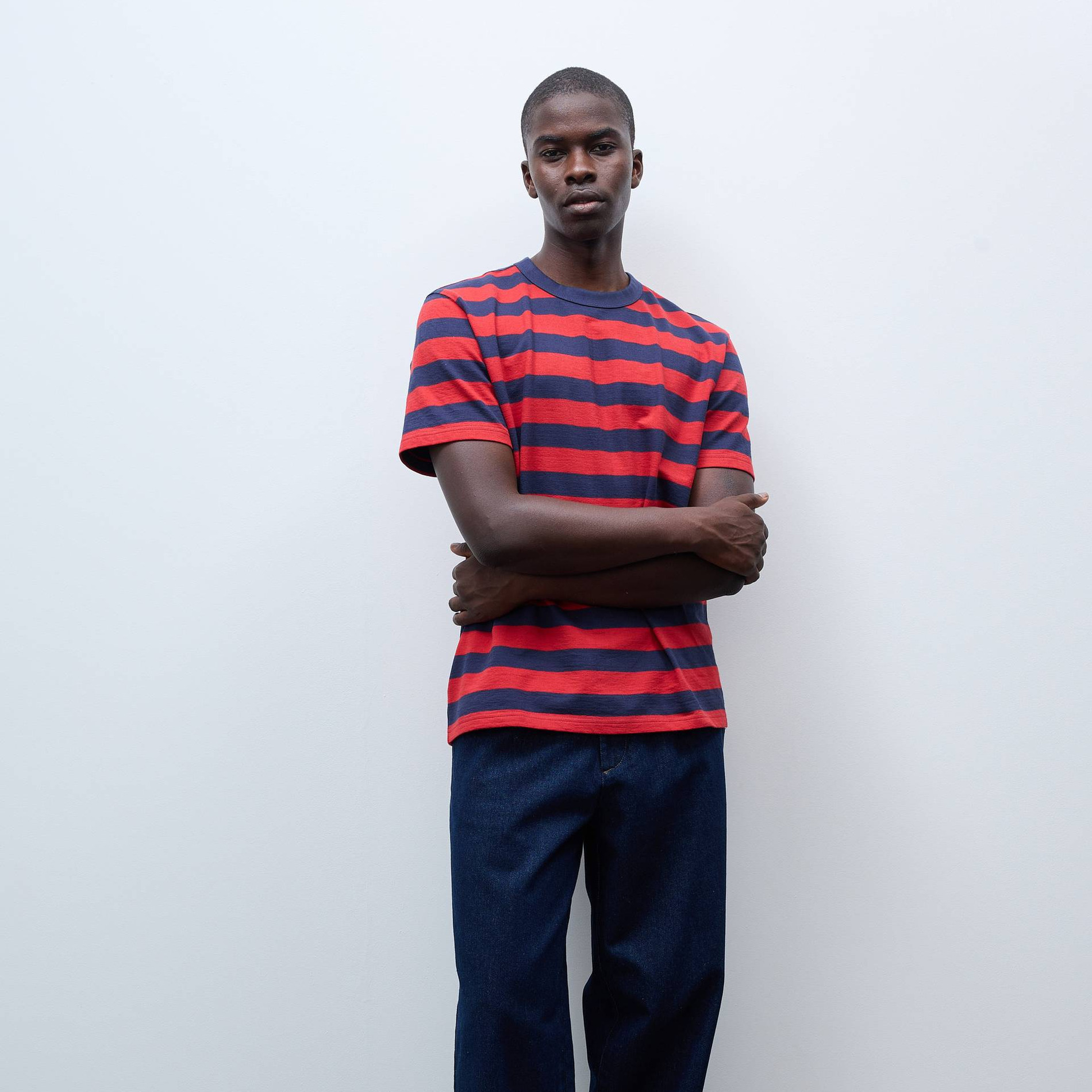 T-shirt manches courtes interlock rayées en coton BIO GOTS, MONOPRIX