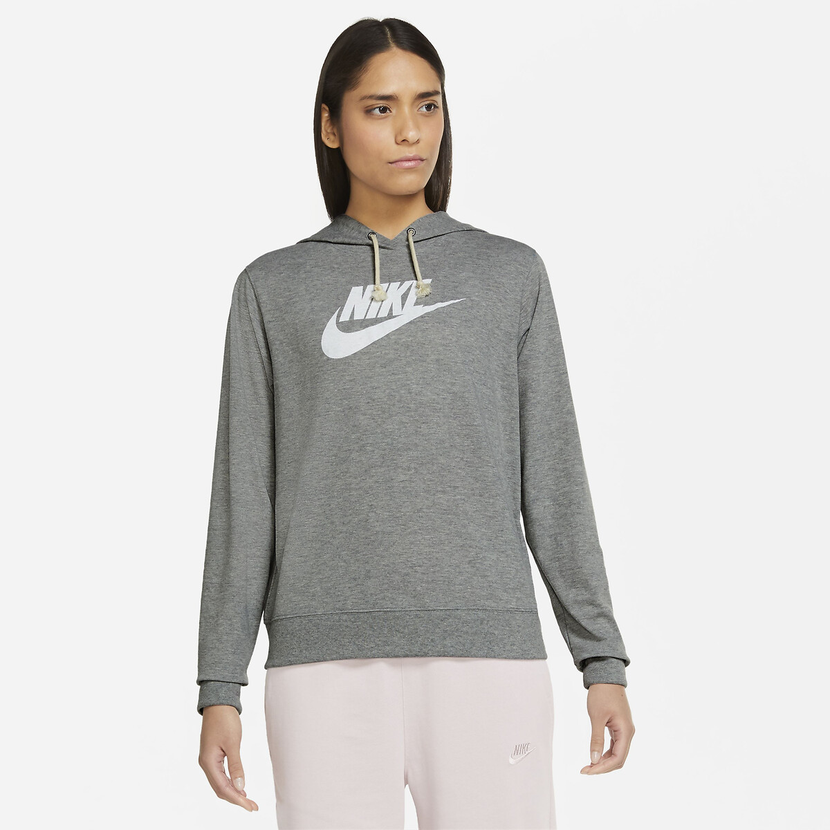 Sportswear speckled hoodie in cotton mix , grey, Nike | La Redoute