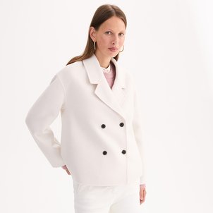 Veste courte, coupe oversize, laine mélangée ANNE WEYBURN