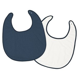 Lot De 2 Bavoirs Bebe En Gaze De Coton Kumla La Redoute Interieurs La Redoute