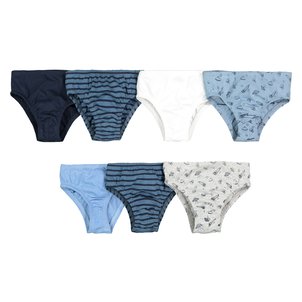 Lote de 7 slips, 2-12 anos LA REDOUTE COLLECTIONS image