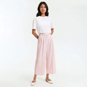 Pantalón ancho de pinzas, pesquero LA REDOUTE COLLECTIONS