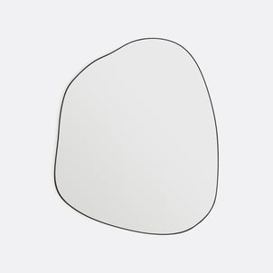 Miroir forme organique, longueur 88,9 cm, hauteur 74,6 cm, ORNICA LA REDOUTE INTERIEURS