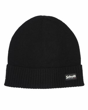 Muts met omslag en logo SCHOTT