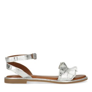 Redoute La femme solde argent en Sandales YxwqafXf