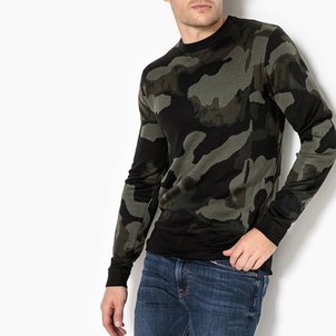 Pull Homme Sunice George Wind Manches Courtes 1/2 Zip - Camouflage Gris - Taille M - Neuf
