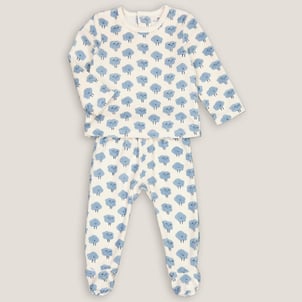 Pyjama 2 pièces à pieds en velours LA REDOUTE COLLECTIONS