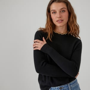 Cashmere Crew Neck Jumper LA REDOUTE COLLECTIONS