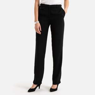 Gerade Hose mit verstellbarem Bund, Stretch-Serge ANNE WEYBURN image