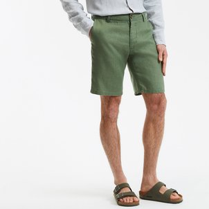 Linen Bermuda Shorts LA REDOUTE COLLECTIONS