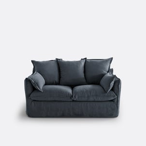 Canapé 2, 3, 4 ou 5 places, déhoussable, lin froissé, ODNA LA REDOUTE INTERIEURS