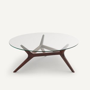 Table basse noyer ø90 cm, Maricielo AM.PM