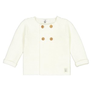 Cotton knit buttoned cardigan, prem-3 years , yellow, La Redoute ...