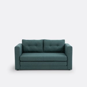 Sofá-cama, tecido texturizado, 2 lugares, Udel SO'HOME