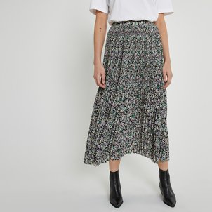 Юбка длинная с плиссировкой и цветочным принтом LA REDOUTE COLLECTIONS