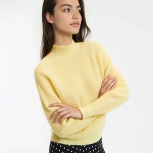 Pull col montant alpaga mélangé Signature ARISTIDE LA REDOUTE COLLECTIONS