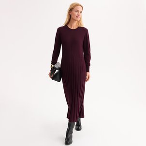 Langärmeliges Strickkleid in A-Linie ANNE WEYBURN
