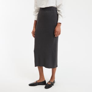 Jupe droite, longue, en maille LA REDOUTE COLLECTIONS