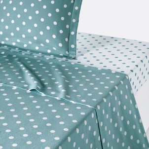 Lençol em flanela, estampado às bolas, Clarisse LA REDOUTE INTERIEURS