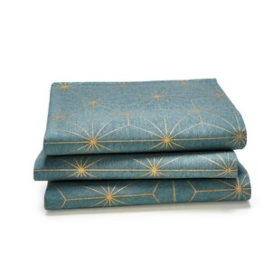 Lot de 3 serviettes imprimées Nordic Star SO'HOME