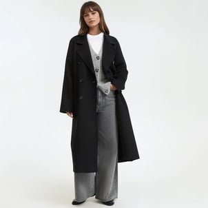 Manteau oversize, en laine mélangée, Signature MARTIAL LA REDOUTE COLLECTIONS