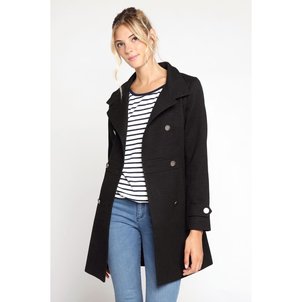 Manteau La Femme Laine Redoute Officier Bzqwqoxn KF1Jlc