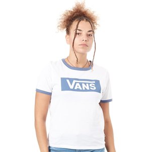 t shirt vans femme cyan