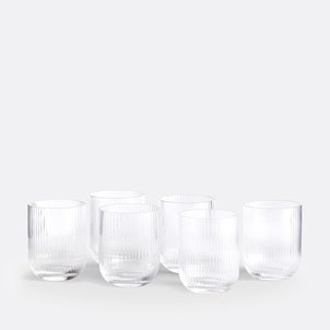 Комплект из шести бокалов граненых, Ostri LA REDOUTE INTERIEURS