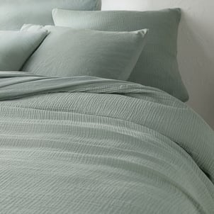 Housse de couette gaze de coton/coton lavé, KUMCO LA REDOUTE INTERIEURS