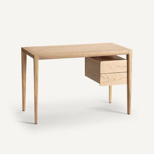 Bureau, en chêne et plaqué chêne, NIZOU, design Emmanuel Gallina AM.PM